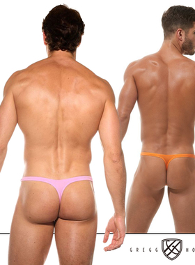 GREGG HOMME 立体囊袋柔软透气顺滑性感低腰男士丁字内裤96104