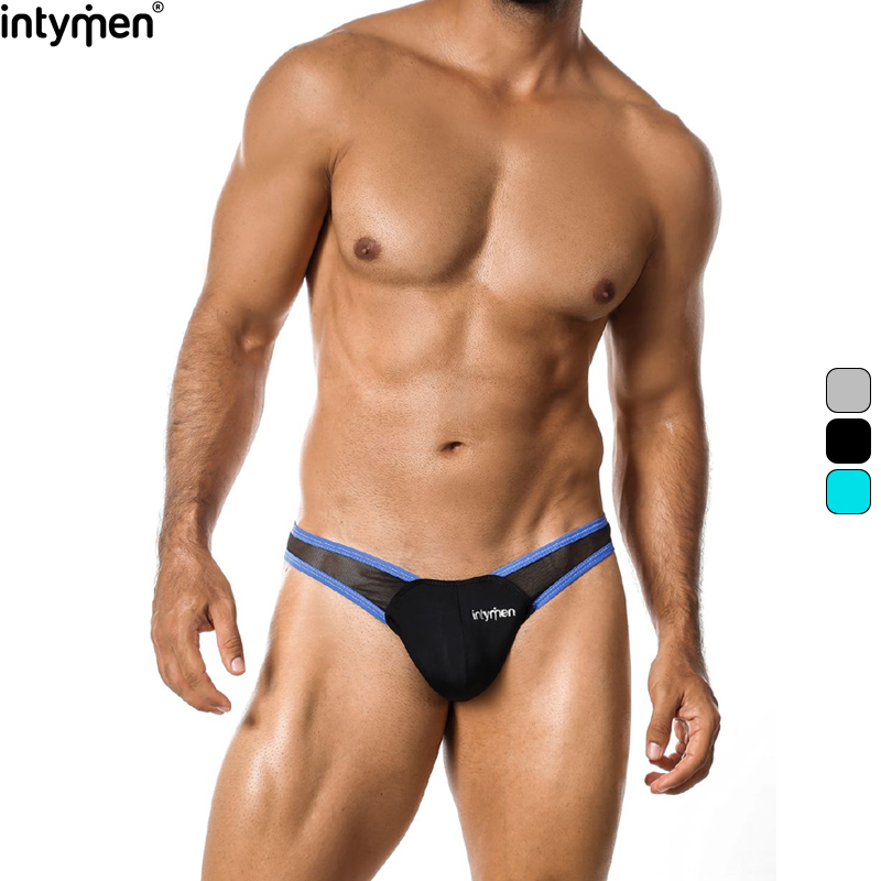 立体囊袋透视U凸高弹丁字内裤