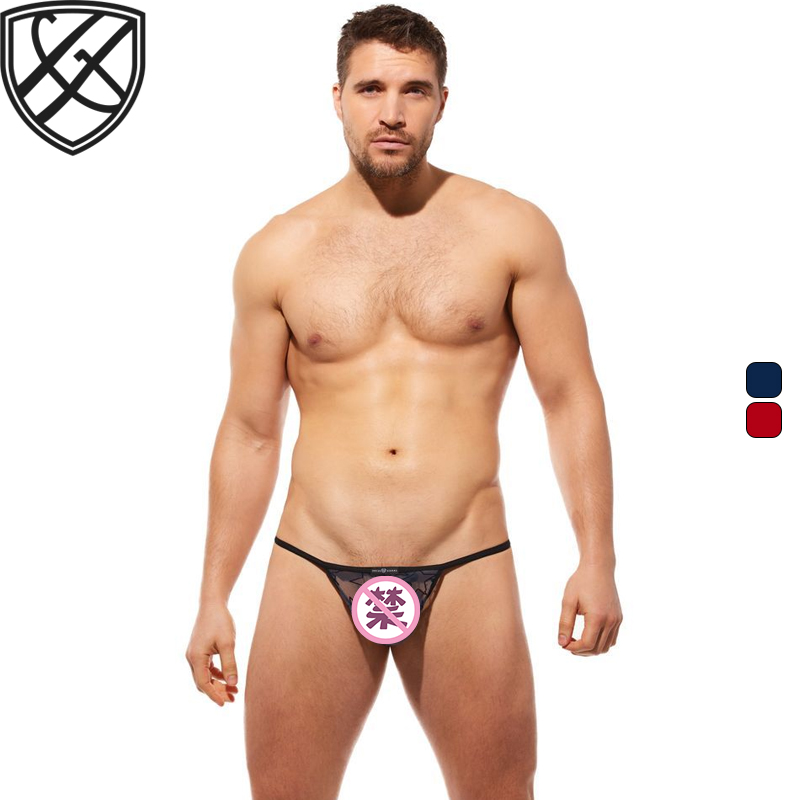 GREGGHOMME吊环透视男后空内裤