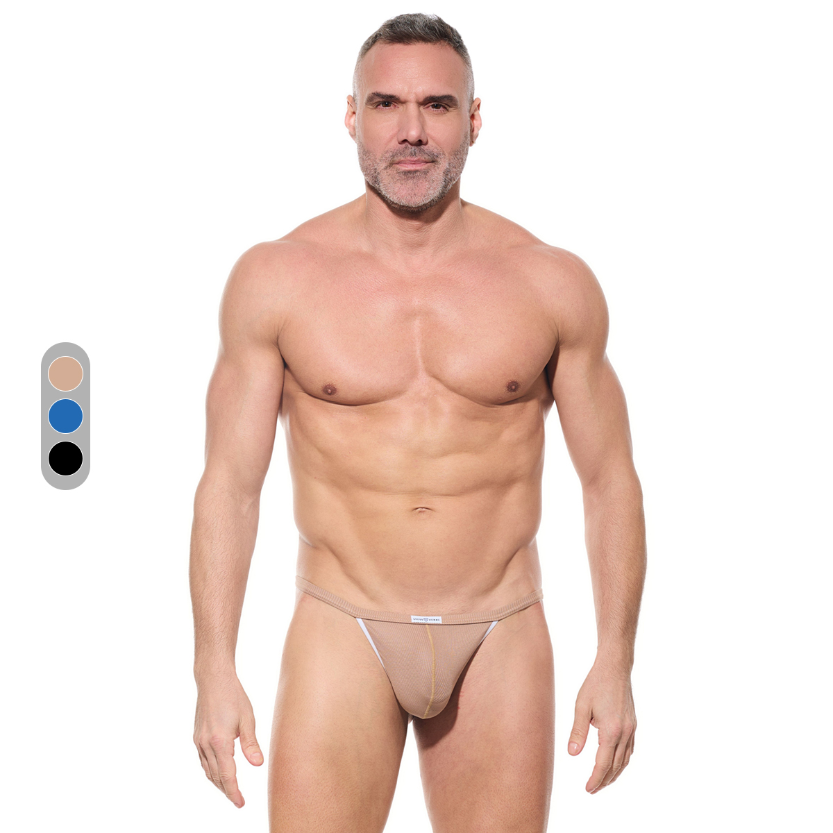 GREGGHOMME复古罗纹丁字内裤