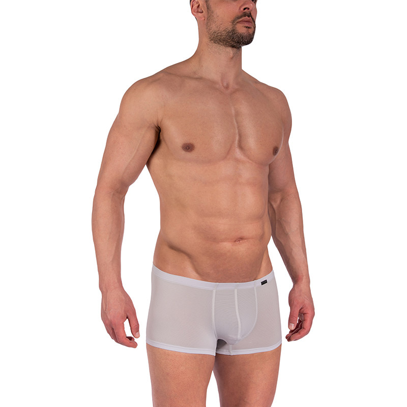 OLAFBENZ透视条纹低腰平角内裤