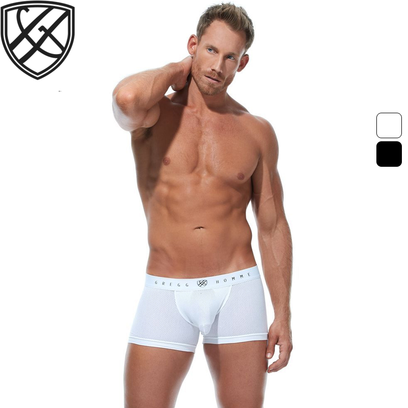 立体囊袋网眼柔软男士平角内裤