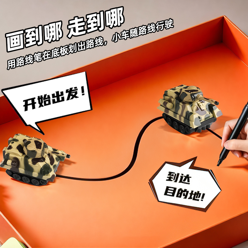 【画线行走】智能感应小车