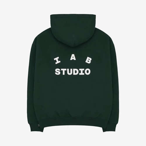 韩代IAB STUDIO新款卫衣潮牌加绒男女秋冬连帽时尚外套oversize