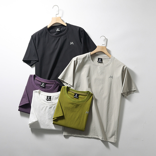 岛国订单高端小众户外山系防刮耐磨防撕裂速干衣男女同款短袖T恤