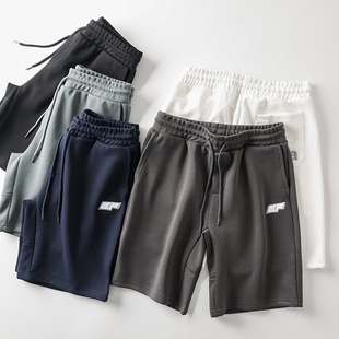 运动休闲直筒五分裤 重磅300G针织棉 男士 抗皱挺括 立体空气层