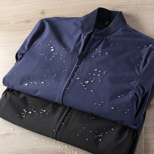 商场品质！抗皱防水面料！简约干练！秋季男士棒球领商务通勤夹克