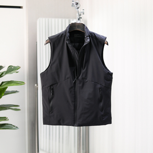 高蓬松白鸭绒！压胶分仓充绒！秋冬男士立领轻盈保暖羽绒马甲背心