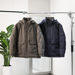 科技分仓绗棉发热内衬!加厚保暖!冬季男士户外防寒工装棉服外套