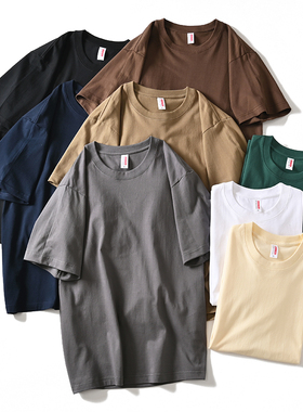 ODM公司单！基础通勤！亲肤舒适！夏季新款男士纯色圆领短袖T恤衫