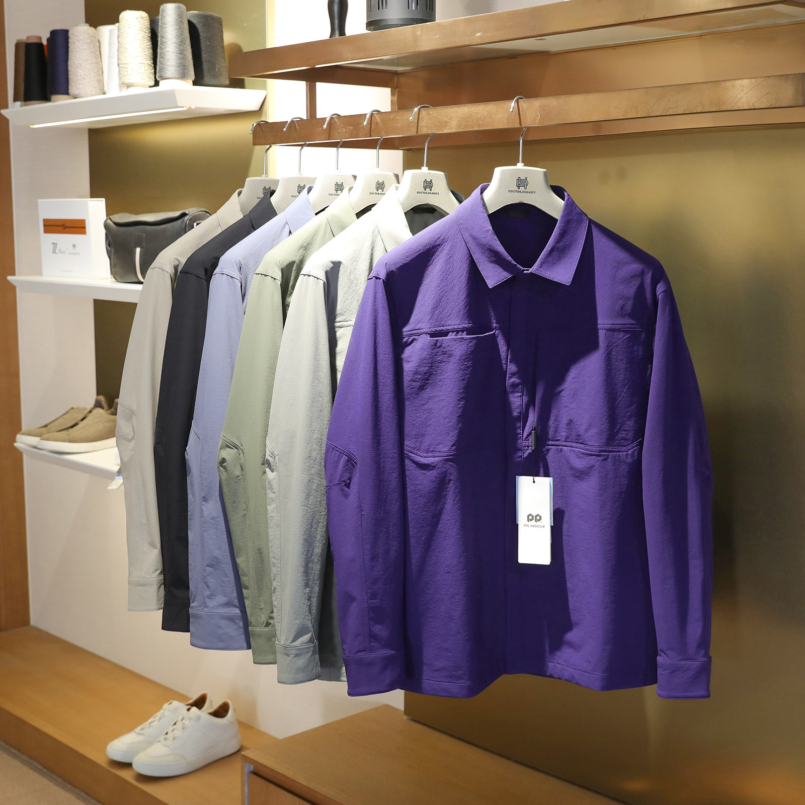 户外机能风！轻量防泼水！速干透气！男士运动休闲宽松衬衫式外套,男装,夹克,淘宝优惠券,粉丝福利购,淘宝优惠卷