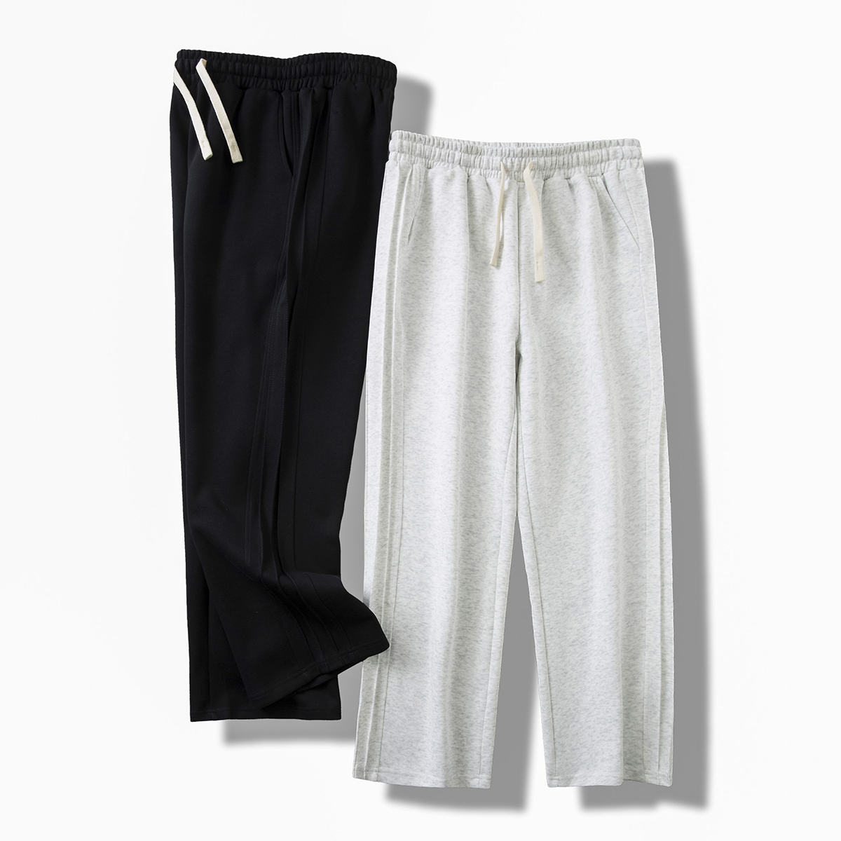 舒适有型直筒运动休闲裤针织卫裤