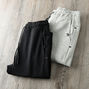 春季 3D立体裁剪 弹力修身 锥形运动休闲裤 太TM帅了 卫裤 空气层