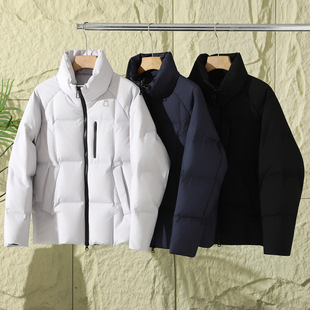 620+蓬松度！大朵90绒！冬季男户外石墨烯锁温抗寒保暖立领羽绒服