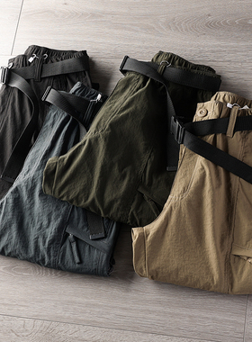 硬核牛裤！有大码！22春季男士轻盈透气防泼水工装休闲裤直筒长裤