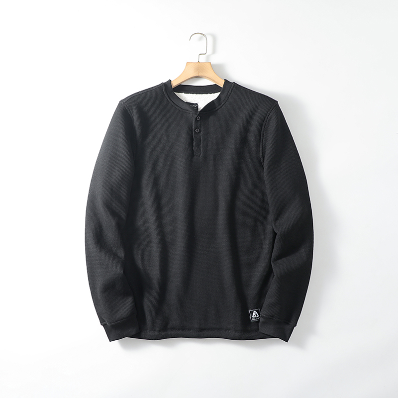 防羊羔绒保暖卫衣美式复古上衣潮