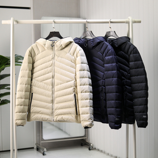 天域雪鹅！纳米红外蓄热！冬季情侣款登峰轻量户外连帽95白鹅绒服