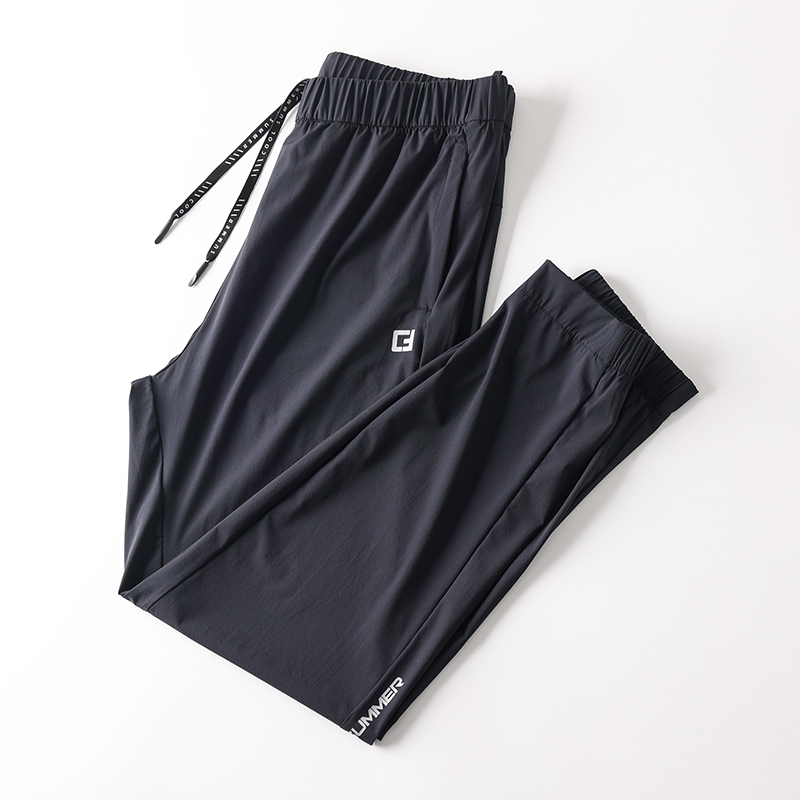 速干凉爽透气吸湿高弹薄款冷气裤