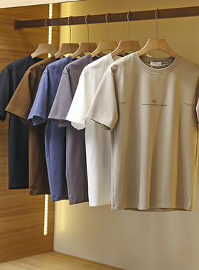 ODM公司！时尚字母印花！亲肤舒适！夏季新款男士潮流休闲短袖T恤