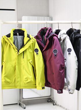 户外防水连帽石墨烯抗寒保暖棉服