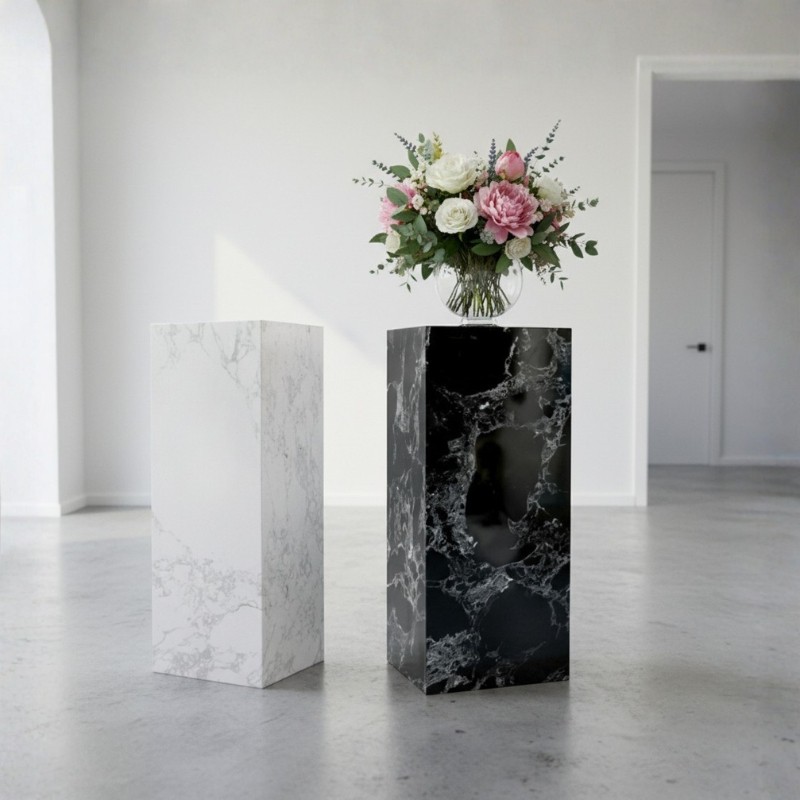 轻奢风大理石底座高级感雕塑摆件增高台服装店陈列装饰道具展示台,商业/办公家具,展示地台/底座,淘宝优惠券,粉丝福利购,淘宝优惠卷