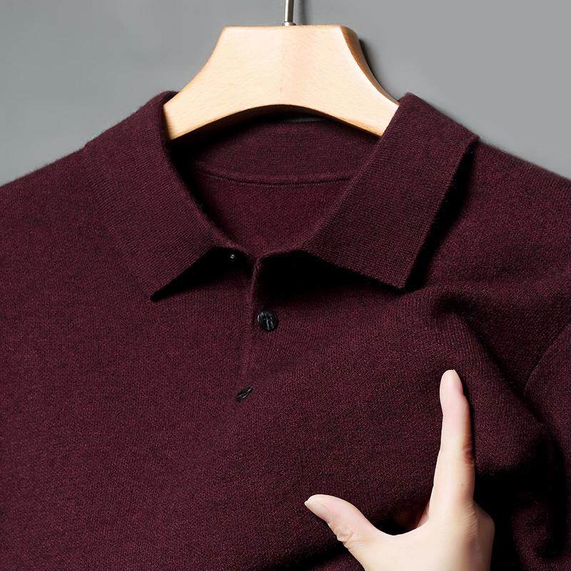 中老年爸爸秋冬季打底衫本命年红色上衣服男士2025蛇年毛衣宴婚装