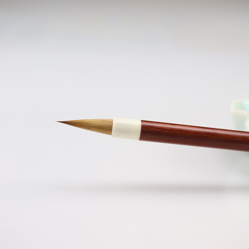 禅月纯狼毫小楷毛笔手工制作蝇头小楷心经专用