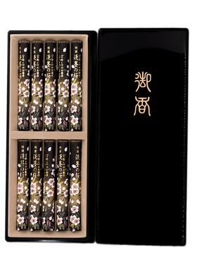 日本香堂Nipponkodo 宇野千代  特选淡墨之樱 桐木 礼盒 花
