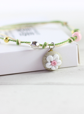 韩版甜美风陶瓷学生饰品手串