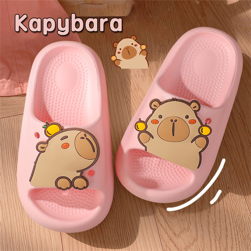 儿童凉拖鞋夏季女童防滑洗澡中大童女孩卡通可爱小孩宝宝浴室拖鞋