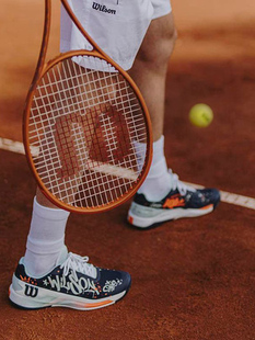 Wilson威尔胜RUSH 正品 PRO 4.0法网限定涂鸦硬地实战男女网球鞋