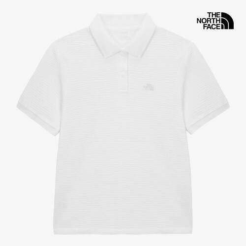 海外代购THE NORTH FACE/北面女士运动T恤翻领短袖户外休闲