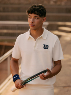 T恤透气速干针织Polo衫 LAFAYETTE威尔胜男网球运动服短袖 Wilson