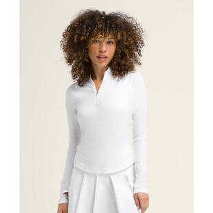 代购Wilson威尔胜女士网球服防晒透气防紫外线可调节通风白色