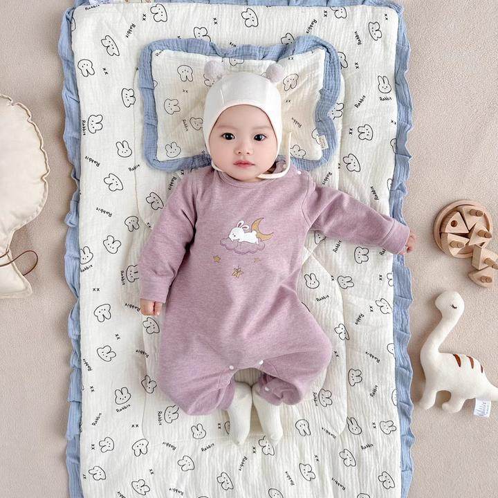 婴儿床褥新生专用小褥子纯棉可水洗春秋冬床垫幼儿园午睡垫被褥