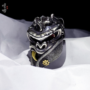 施特林starlingear万圣节猩古拉伯爵吸血鬼戒指哼哈手工定制新品