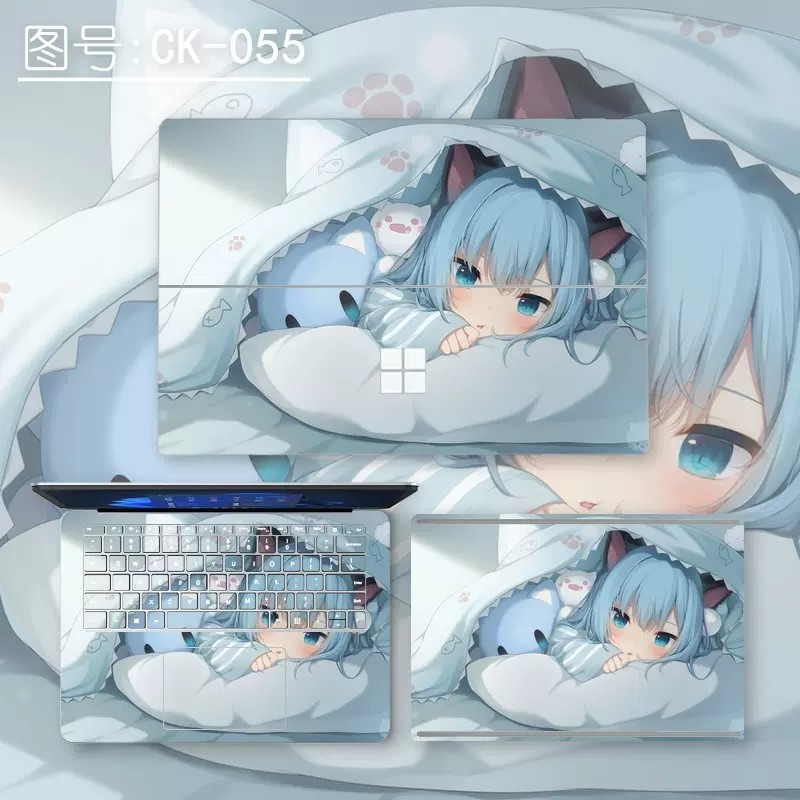 微软SurfacePro3/4/5/6/7+/89贴膜Laptop1/2/3/4背贴膜机身外壳膜
