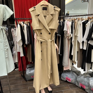 Herish-Haute-A韩国直邮㊣女装新品休闲推荐长款风衣含腰带