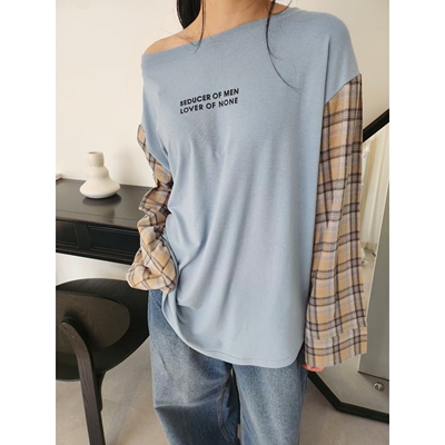 LAYERING韩国直邮㊣女士新品25秋冬时尚热卖推荐真品长袖T恤