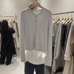 开衫 OVU韩国东大门代购 26春夏休闲针织衫 热卖 罗纹 ㊣女士新品