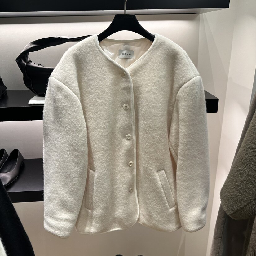 FEBRUARY 11韩国代购㊣女士新品热卖人气推荐25秋冬真品夹克