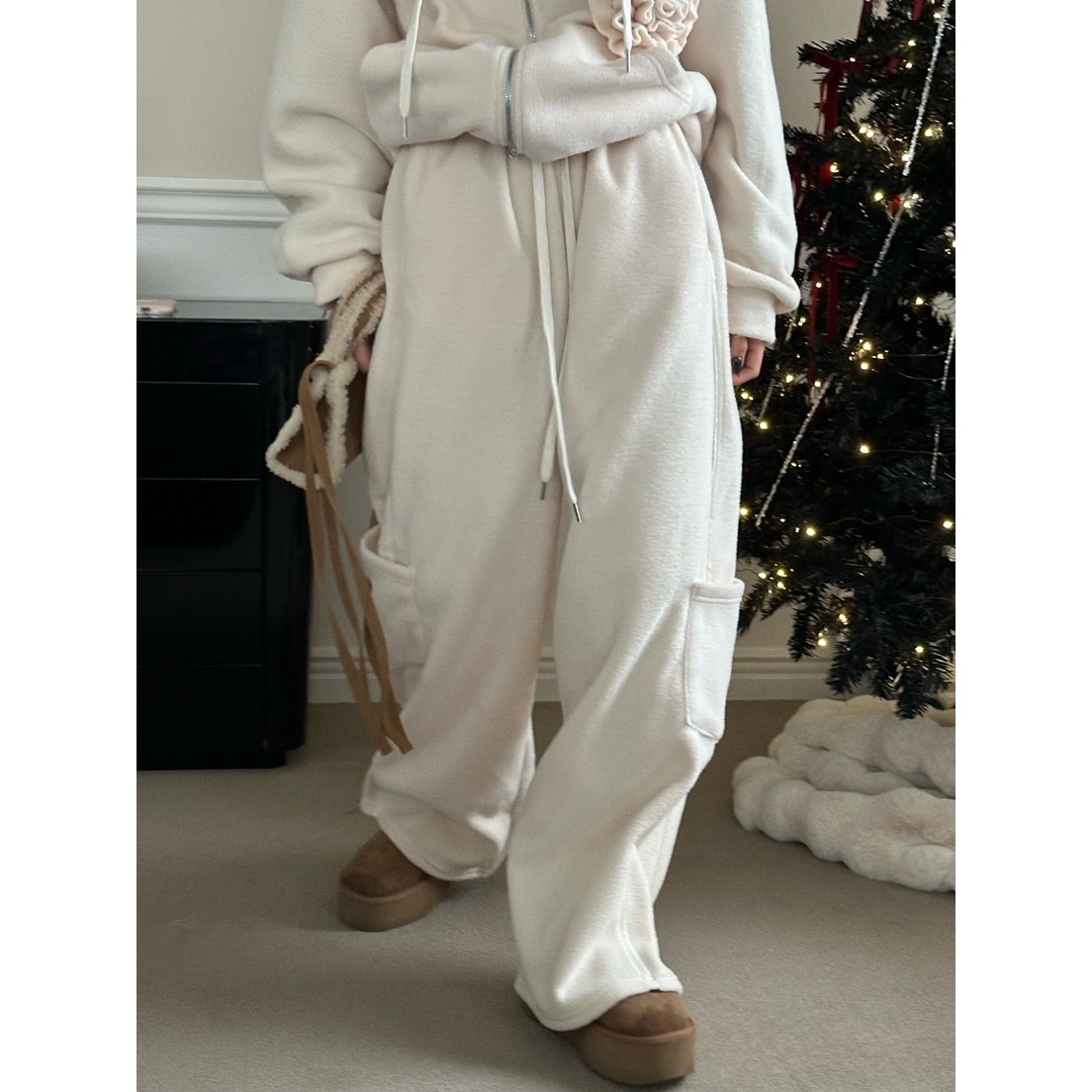 ZEROZERO东大门㊣直邮女装新款休闲热卖时尚25秋冬休闲裤抓绒