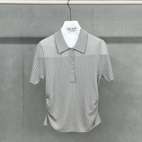 HELDER㊣韩国直邮实拍女士新款人气时尚热卖针织衫褶皱丝绸