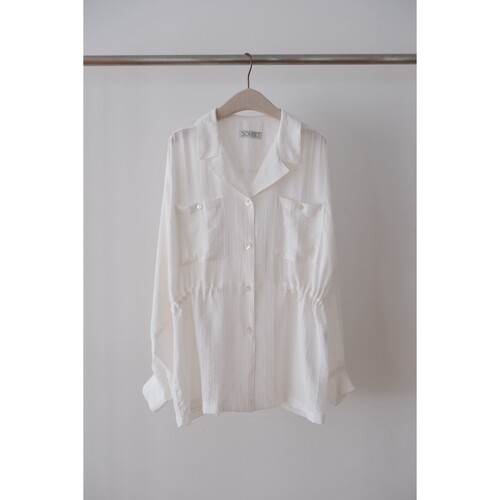 SORBET/FLAT WHITE㊣东大门实拍女士新品人气26春夏衬衫亚麻