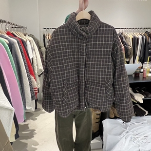 PLATE东大门㊣代购女装新品休闲真品时尚25秋冬短款羽绒服鸭绒