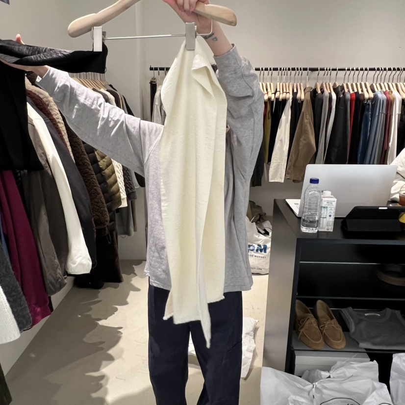 PLATE韩国代购㊣女装新品热卖推荐休闲真品25秋冬时尚围巾披肩