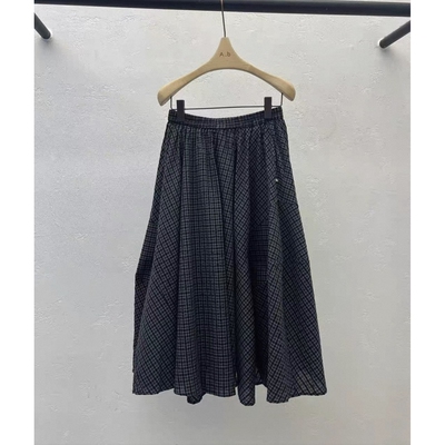 A.b/AUTUMN BEIGE㊣韩国直邮实拍女士新品半身裙中短裙格子