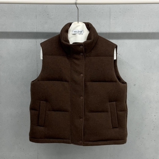 HELDER东大门㊣直邮女装新品人气休闲25秋冬推荐马甲羊毛鹅绒