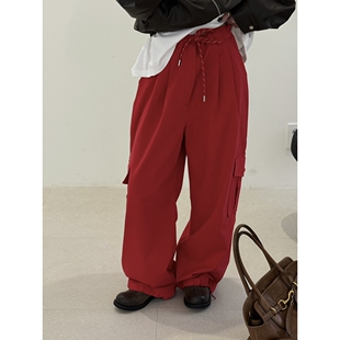 ZEROZERO韩国代购㊣女装新品时尚25秋冬休闲休闲裤工装裤水洗