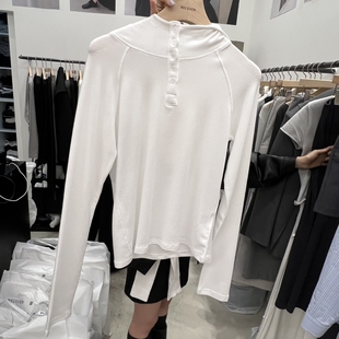 MOMENT韩国代购 休闲长袖 ㊣女士新品 人气推荐 T恤 时尚 RECOVER